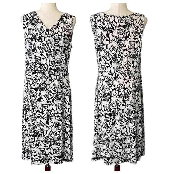 anne klein black and white dress ASHLEYlauren 11236 - Gold/Black Beaded Gown